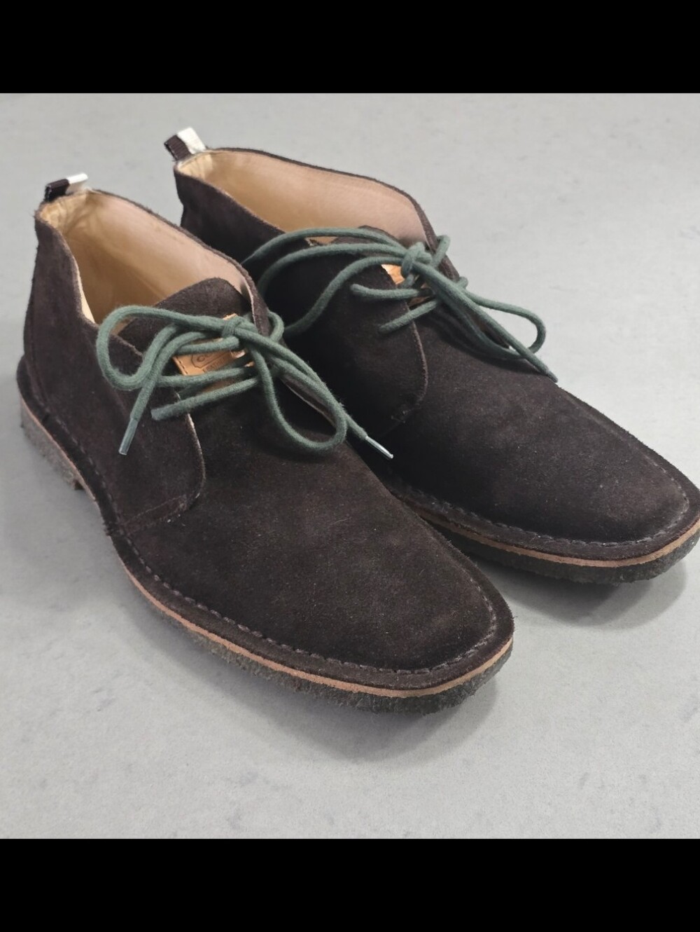 COACH Anthony dark brown suede chukka boots